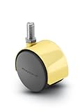Shepherd Pacer Series 50mm Diameter Die-Cast Twin Urethane Wheel Swivel Caster, 3/8 Diameter x 5/8 L