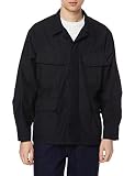 [ワイルドシングス] ウィンドブレーカー B SATIN FIELD JACKET メンズ BLACK L