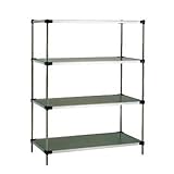 エレクター 304ソリッドエレクターシェルフ W911xD461xH1587mm PSポール 5段 MSS910S・PS1590W-5