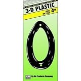 4 " (インチ)プラスチックアドレス番号0