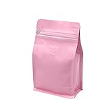 価格/ 50個Aspire 16 OzサイドガセットコーヒーバッグwithバルブZiplock、Pullタブファスナー、FDA準拠 One size ピンク ER0045_PINK-250