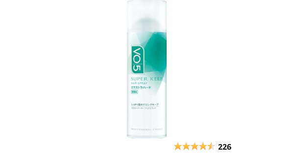 Amazon Vo5 スーパーキープ ヘアスプレイ エクストラハード 無香料 330g サンスター ヘアスプレー 通販