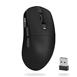 RK ROYAL KLUDGE RK M30 ワイヤレスゲーミングマウス、24000 DPI、43g 超軽量、PAW3311 センサー、2.4G/ブルートゥース/USB - C 充電式ワイヤレスマウス、PC/Mac 用 5 つのプログラム可能なボタン付き、黒グレー