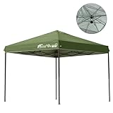 FIELDOOR 組立て簡単!! 【2.5×2.5m 】【3.0×3.0m】【3.0×2.0m】 ワンタッチタープテント 【強化版】 G03 屋根柱が8本に増強 別売りオプションパーツが豊富 高耐水加工 シルバーコーティング UVカットコーティング [ホワイト/2.5m]