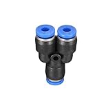 Homyl 真鍮　プラスチック製 　空気圧　コネクタ　プッシュイン式継手　水ホースチューブ　全４サイズ　５個 - 12mm