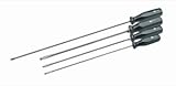 SK Hand Tool 86324 Extra Long Reach Sure Grip Screwdriver Set, 4-Piece [並行輸入品]