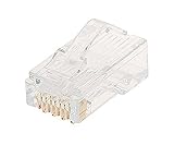 パンドウイットコーポレーション RJ45 モジュラーコネクタ Panduit ストレート ケーブルマウント オス プラグ MP588-C