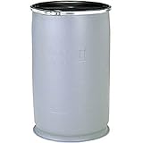 プラスチック　ドラム缶 オープンタイプ PDO 110L-TSP セット un有 グレー プラ ポリ サンコー 【代不】