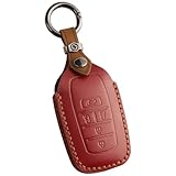 新型 VOXY 90系 キーケース ノア 90系 キーカバー アルファード ヴェルファイア 40系 トヨタ 本革 2023年 最新アクセサリー パーツ (本革5ボタン, ワインレッド①)