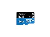 Lexar microSDカード 64GB LSDMI64GBB1JP633A 633x microSDXC UHS-I A1 U3 V30 国内正規品 10年保証