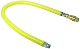T & S真鍮hg-4d-36ガスホースwith Quick Disconnect、3 / 4インチNPT、36インチLong