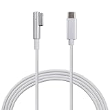 Sisyphy USB C Magsafe1 対応 磁気充電 アダプター、MacBook Air Pro L-Tip互換 変換 PD 充電器 【PD60W 61W 65W 87W 最大100W】（2012年以前の磁気第1世代モデルに対応）