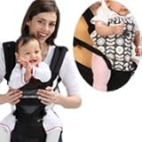 シンビアイ 6Way 大容量収納ポケット付　ヒップシートキャリア[抱っこ紐/抱っこひも/ヒップシート] (ディープブラック)