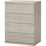 シンプルテイスト チェスト/タンス 【ホワイトウォッシュ】 幅60cm 引き出し4杯 『ラルゴ』