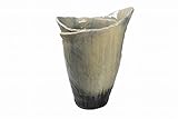 信楽焼 花瓶 【白窯変手ひねり二重口壷】 陶器 花器 花入