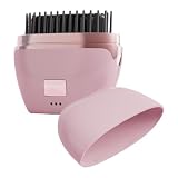 ヘアストレートブラシ,3段階温度 ポータブル コーム | 軽量 ホット スカルプ ストレートナー ブラシ,ロングヘア ショートヘア メンズ ウィメンズ 旅行 自宅 日常 サロン 朝 デート 夜 仕事 パーティー 用