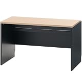 オフィスコム 法人様向け NFシリーズ フリーアドレスデスク 片面タイプ 幅1200×奥行750×高さ720mm ナチュラル×ブラック OC-FLC1275H-NABK