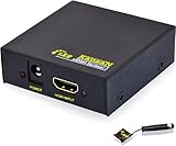 KanaaN HDMIスプリッター 1入力2出力 4k対応 Y-アダプタ 2160p Full UHD/ HD 1.4b 2-fach / 2-port