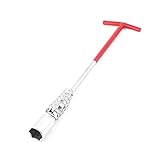 uxcell スイベルスパークプラグレンチ　Tハンドル　車用　プラグレンチ　リムーバー　21mm