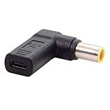 Xiwai USB 3.1 Type C USB-CからDC 20V 7.9x5.4mm アダプター PDエミュレータトリガー 90度角度付き