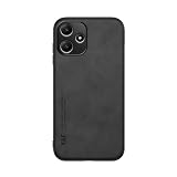 Kepuch Silklike ケース 対応 Redmi 12 5G, Redmi Note 12R カバー ビルトインメタルプレート対応 Redmi 12 5G, Redmi Note 12R - 黒