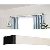 遮光カーテンレイルカバー レイベル 2M I6001ホワイトオーク