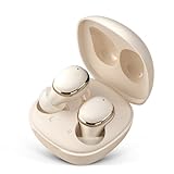 ワイヤレスイヤホン【2026新型 Bluetooth5.3イヤホン】 Hi-Fi ブルートゥース インナーイヤー型 本体4時間＆合計60時間超長再生 Type‐C急速充電 自動ペアリング 瞬間接続 ブルートゥースイヤホン マイク内蔵 カナル型 完全ワイヤレス タッチ操作 ハンズフリー通話 コンパクト ビジネス/通勤/通学/スポーツ 日本語取扱説明書付き 低遅延モデル (アイボリー)