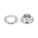 トラスコ（TRUSCO） 両面ハトメ アルミ 10mm 2000組入 THPA10C