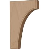 Ekena Millwork BKTW02X06X10CVWA 1 3/4-Inch W by 6-Inch D by 10-Inch H Clarksville Bracket, Walnut by