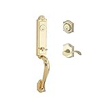 Baldwin DCELIXCURRTAR003 Reserve Double Cylinder Handleset Elizabeth x Curve with Traditional Arch R