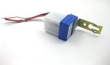 昼夜検知 ライト 光 センサー スイッチ コントローラー 自動ON OFF DC12V 防水仕様 (1個)