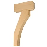 Fypon BKT16X32X4S 4W x 32H x 16P Timber Texture Bracket by Fypon
