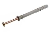New Hammer Fixing With Nylon Wall Plug M8 X 80mm (20 Items)