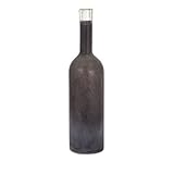 IMAX 89348 Gordon Black Frosted Large Vase [並行輸入品]