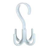 B blesiyaフックラックスカーフネクタイベルトバッグトートストレージハンガークローゼットワードローブ ブルー d585057b2f34fe4e1e6d3e820aba48ae