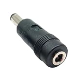 Ksikdeg 直流 4.0x1.7mm - 5.5x2.1mm 電源アダプター メス-オス ラップトップ電源用充電コンバーターコネクター