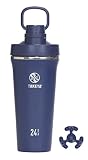 タケヤ公式 ステンレスボトル 700ml シェイカー プロテイン スムージー TAKEYA FLASK スパウトタンブラー キャリーハンドル 水筒 保冷 直飲み ジム ワークアウト タケヤフラスク TAKEYA ミッドナイト