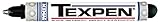 デブコン スチールチップペイントマーカー TEXPEN ブラック D16033