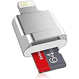 [アップル MFi 認証取得] SD カード リーダー iPhone iPad用、DESOFICON ライトニング Micro SD/TF カード リーダー ビューア アダプター メモリーカード 読み取り iPhone 13/12/Pro/11/X/