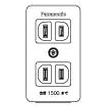 Amazon.co.jp: パナソニック(Panasonic) ベターテーブルタップ 3コ口