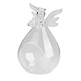 【ノーブランド品】ガラス花瓶水耕テラリウムボトル燭台の装飾 - 天使