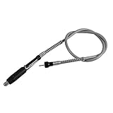 Akozon　ユニバーサルフレキシブルフレックスシャフト エクステンションコードフレキシブルシャフトロータリ研削盤用ツール+ M8キーレスチャッククランプ径3.2mm