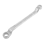 uxcell　メガネレンチ　　ボックスエンドレンチ　両口スパナ　　スチール　140mm　8mm　10mm