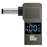 ラップトップ充電器アダプター、ラップトップタイプC充電アダプター - 100WデジタルディスプレイタイプCからDCアダプター - 電子デバイス用のポータブルプラグコンバーター