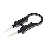 Coil Master Vape Tweezer マルチファンクション セラミック ピンセット コイルマスター DIY (ブラック)
