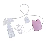 Dovewill 電動乳房ポンプ　　高級　　乳房授乳　　幼児　　哺乳瓶　　USB電源　　給餌　　軽量　　全2様式2色 - ピンク, シングル
