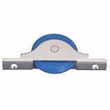 ヨコヅナ ベアリング入 MC防音フラッター戸車 ステンレス枠(50mm・V型)(1個価格) FMS-0509