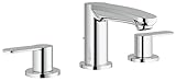 Eurostyle Cosmopolitan 8 in. Widespread 2-Handle Low Arc Bathroom Faucet [並行輸入品]