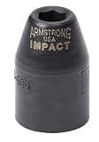 Armstrong 46-617 3/8-Inch Drive 6 Point Impact Socket, 17 mm by Armstrong