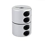 uxcell モーターシャフトジョイント ヘリカルビームカプラー カップリング シャフト使用量8mm-14mm
